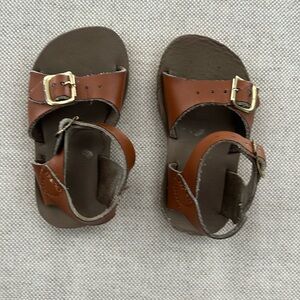 Brown Footmates Kids Sandals